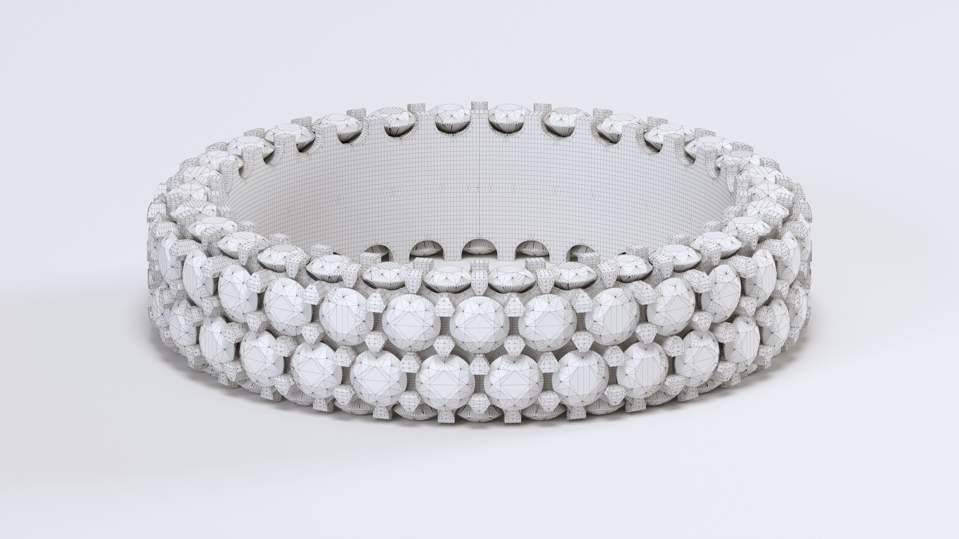 Brilliant ring 3D print model_3