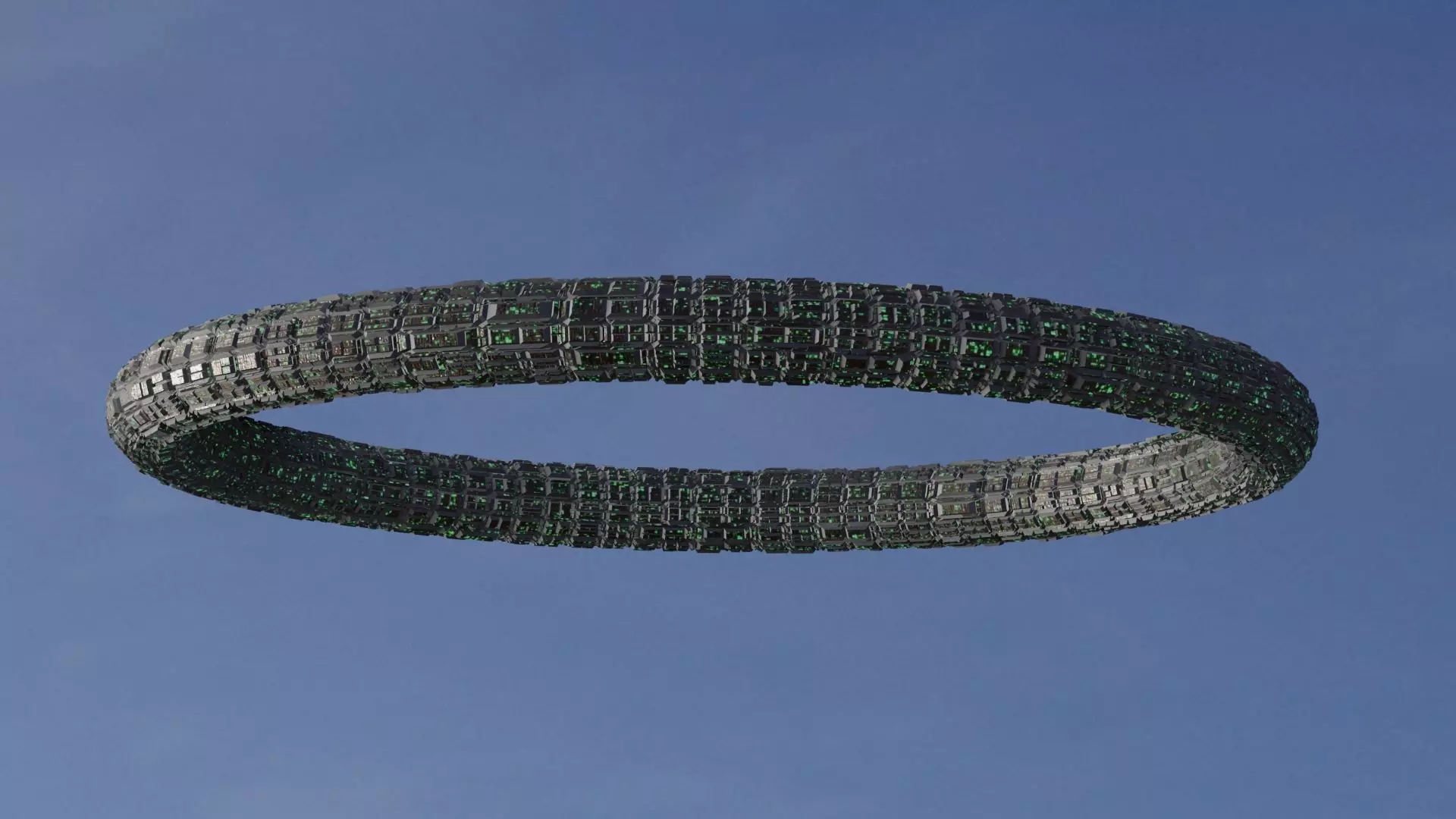 Ufo 3D model circle 3D model_0