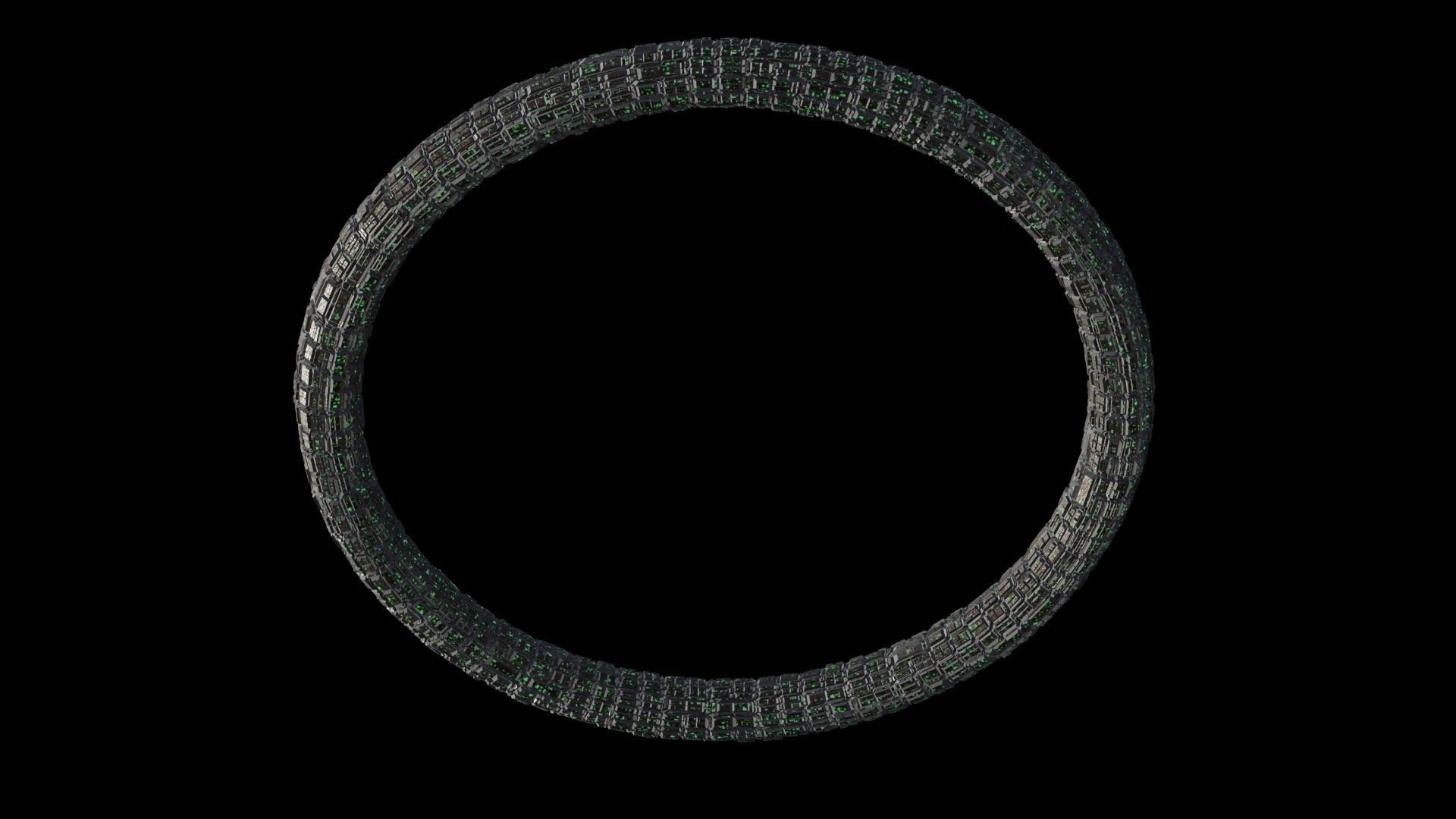 Ufo 3D model circle 3D model_11