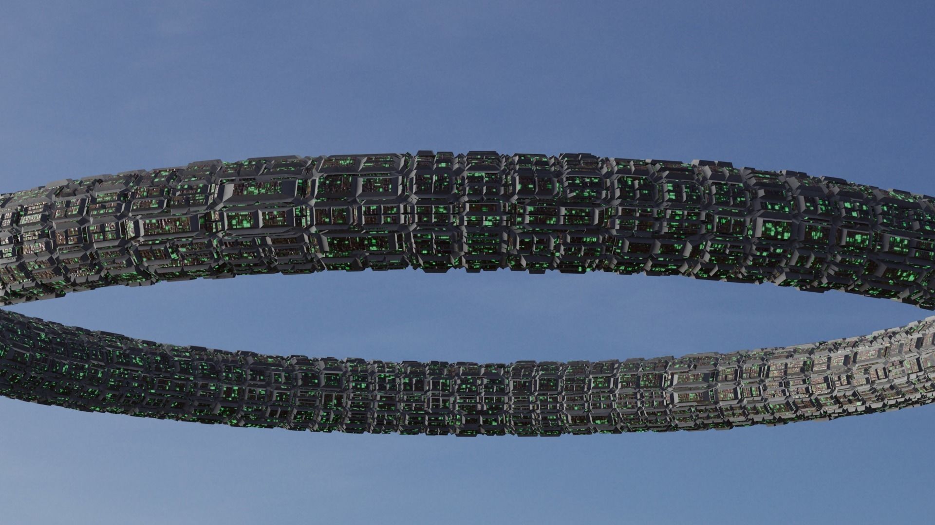 Ufo 3D model circle 3D model_2