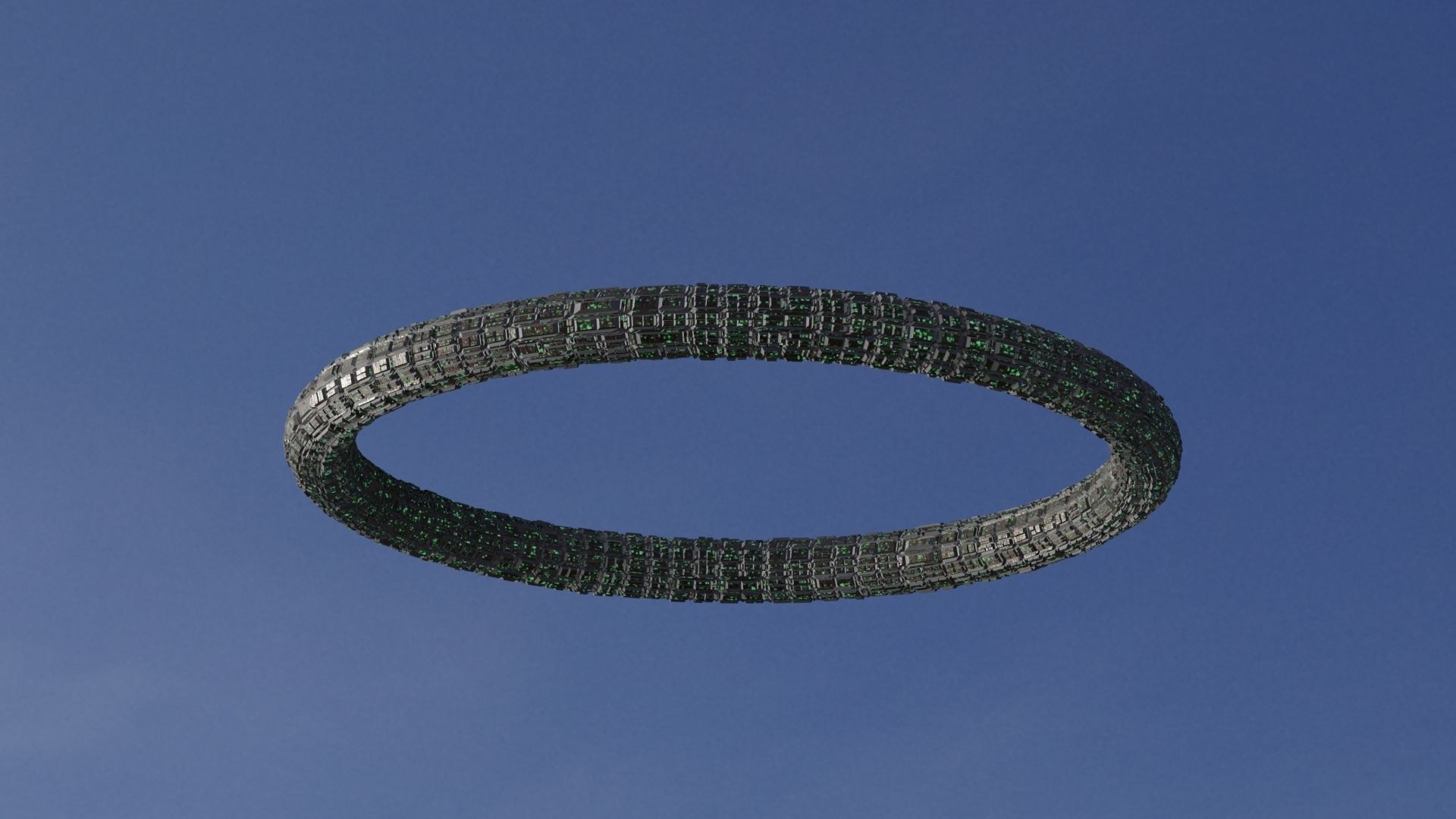 Ufo 3D model circle 3D model_13