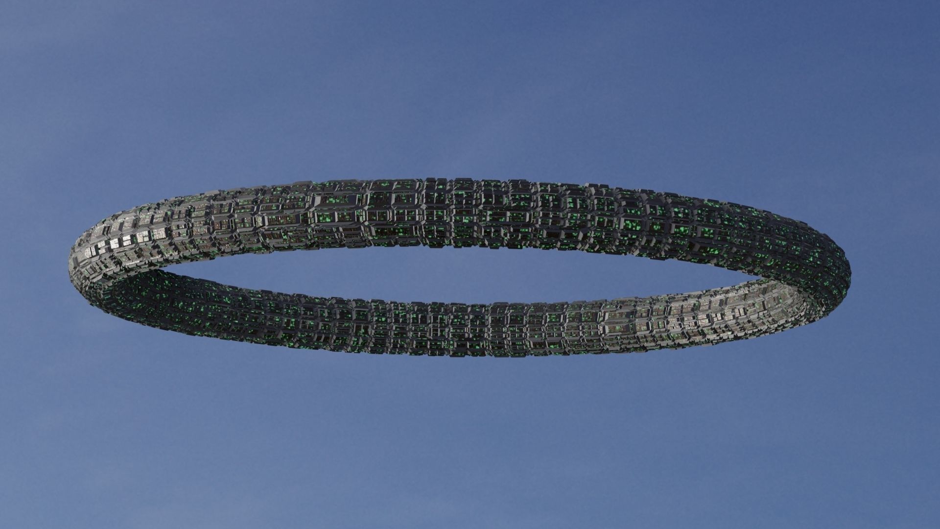 Ufo 3D model circle 3D model_9