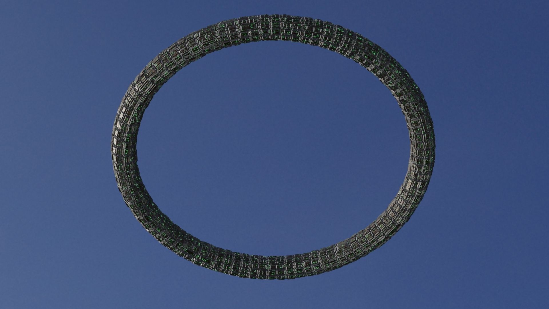 Ufo 3D model circle 3D model_8