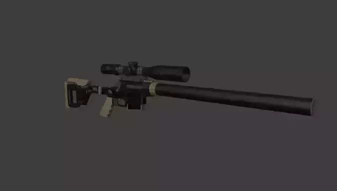 DVL-28B rifle with scope