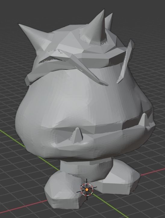 Inferno Goomba 3D print model_1