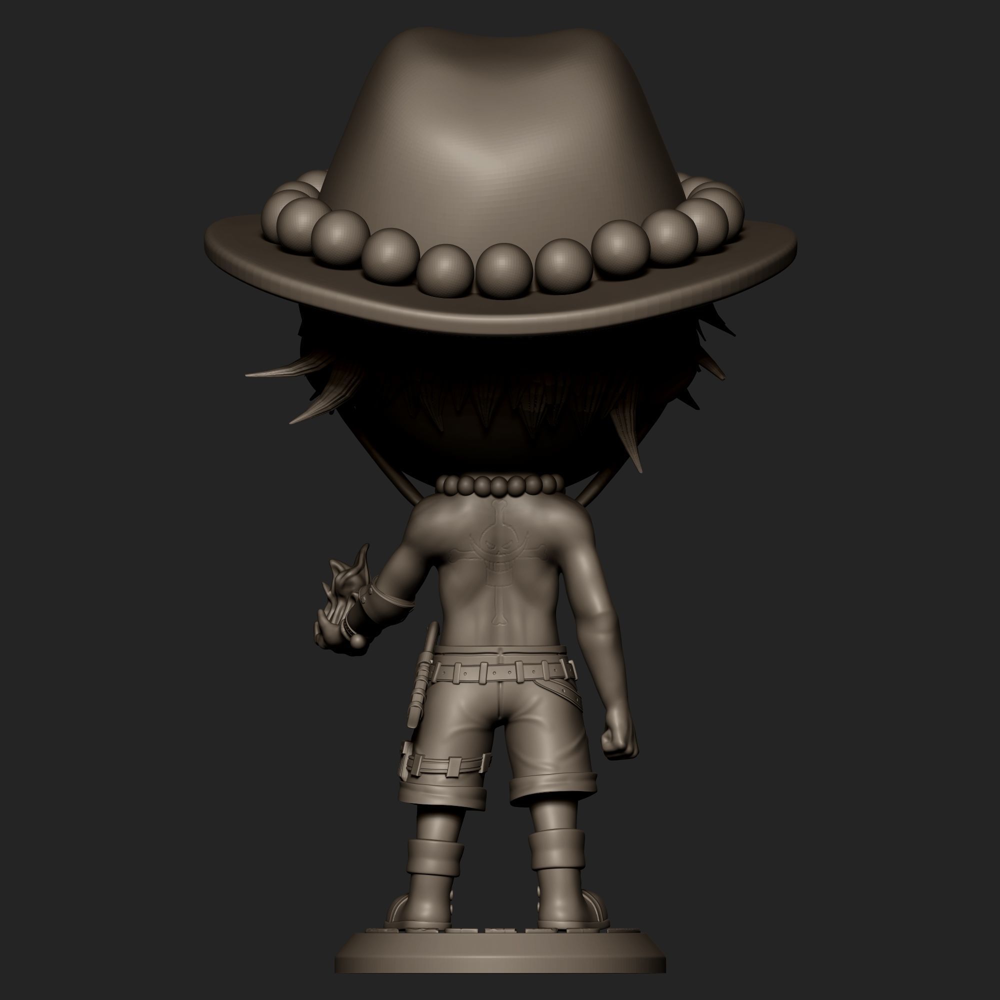 Portgas D Ace 3D print model_6