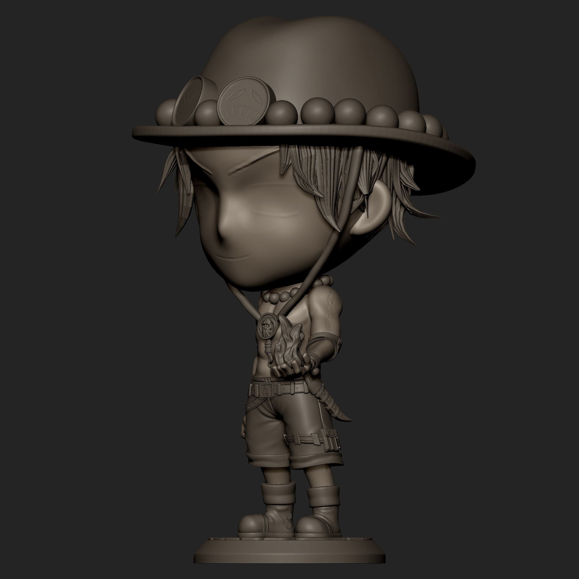 Portgas D Ace 3D print model_10