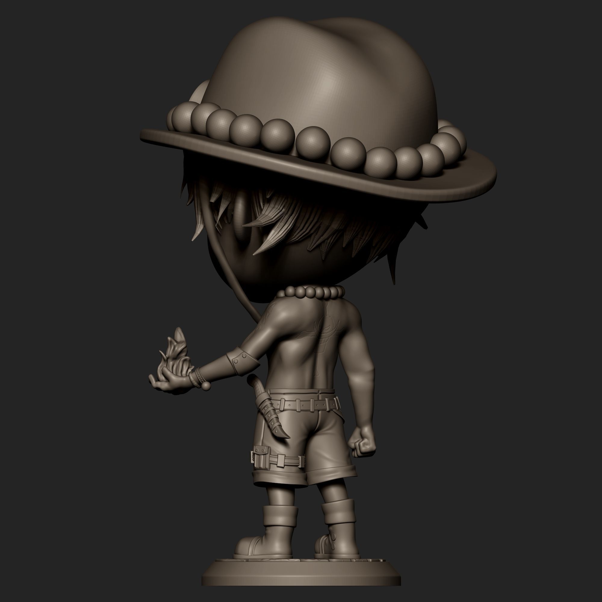 Portgas D Ace 3D print model_8