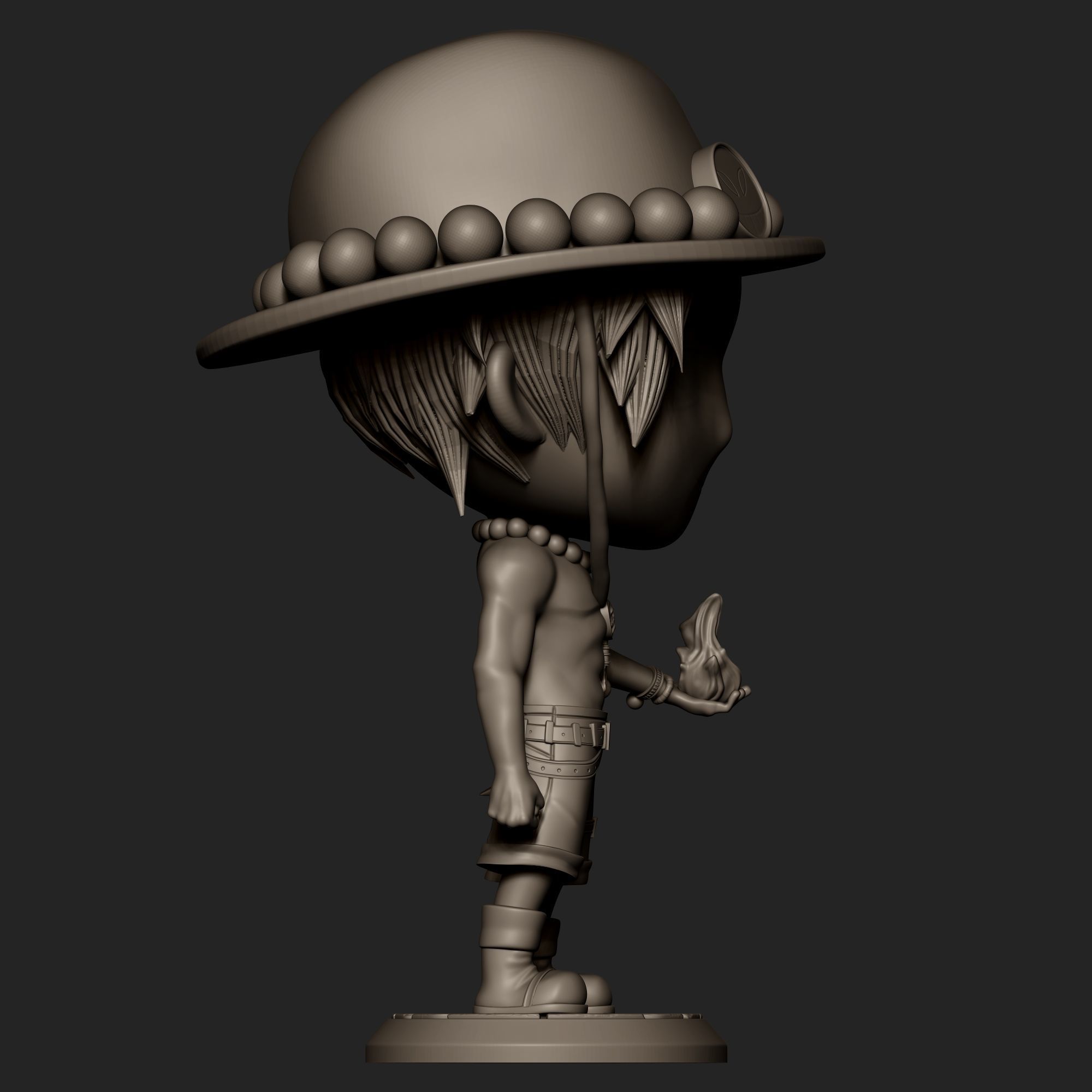 Portgas D Ace 3D print model_4