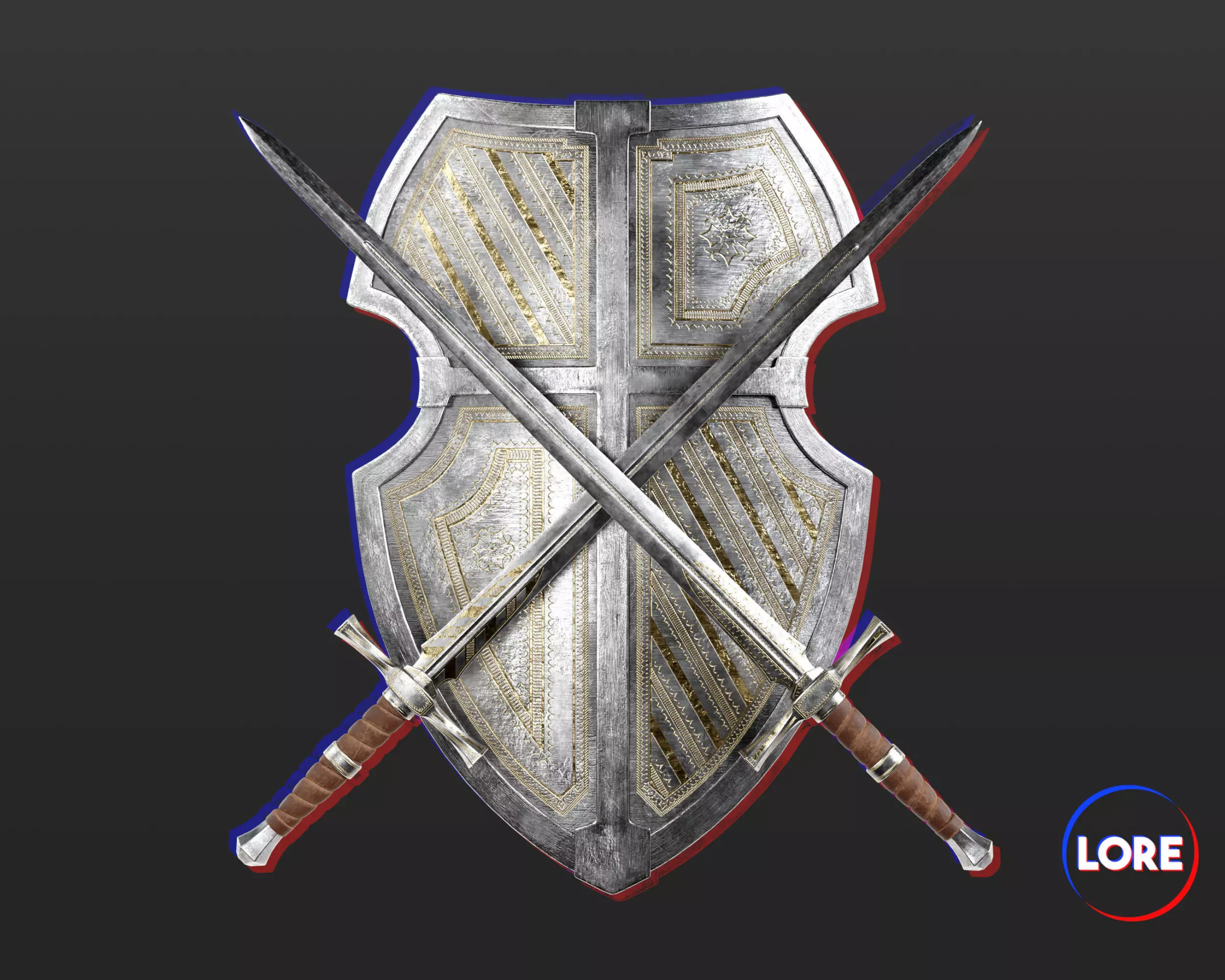 Medieval Collection Noble Sword and Shield _0