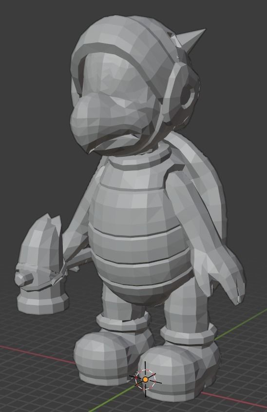 Army Hammer Bro 3D print model_1