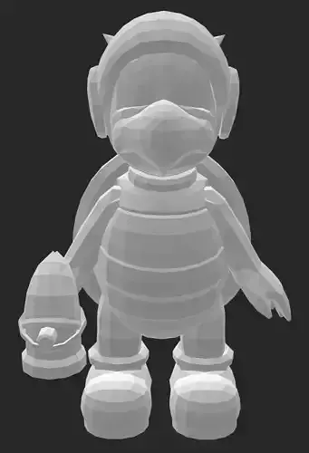 Army Hammer Bro 3D print model