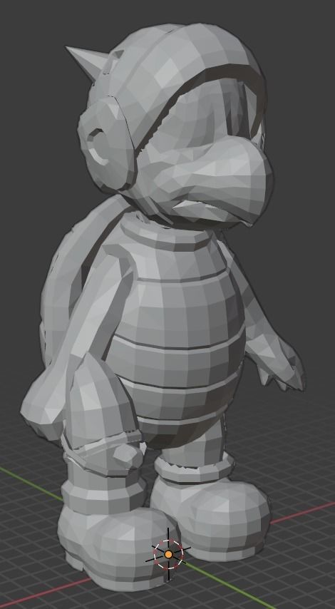 Army Hammer Bro 3D print model_2