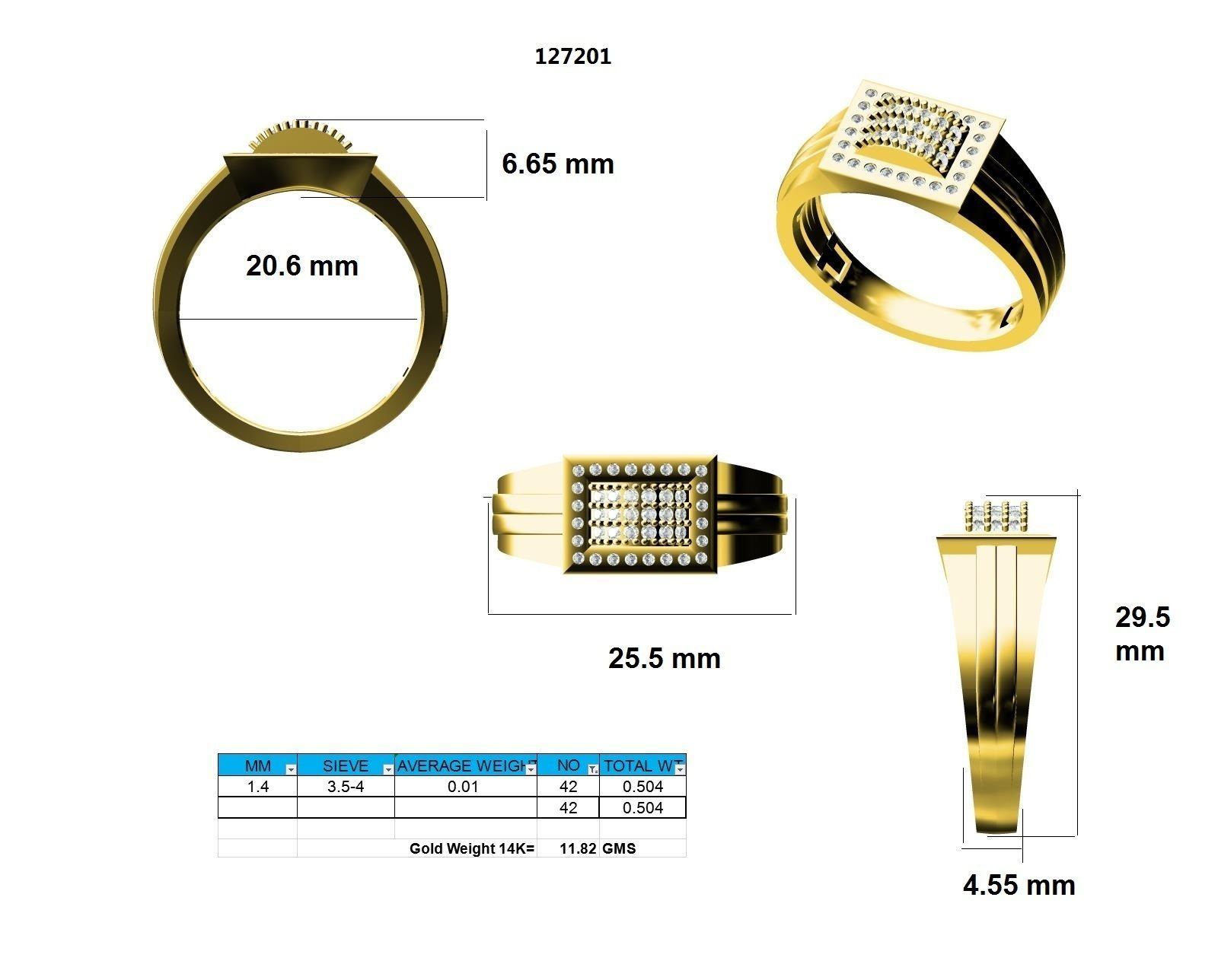 Ring - 127201 3D print model_12
