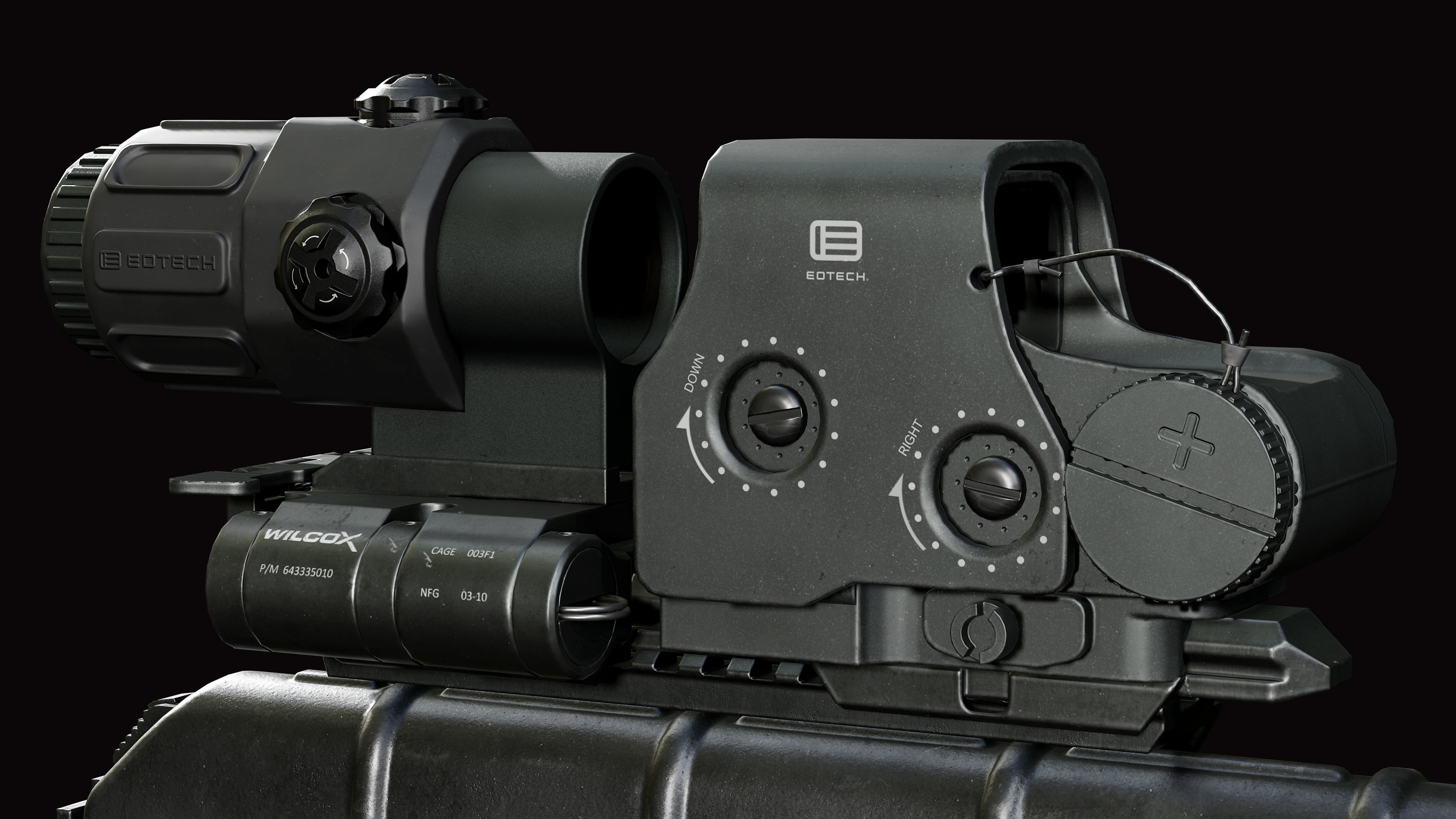 AS VAL russian rifle  Low-poly 3D model_5