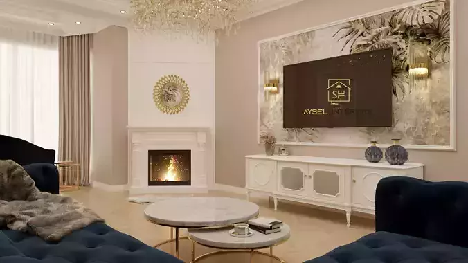 Neoclassical Living room 2021