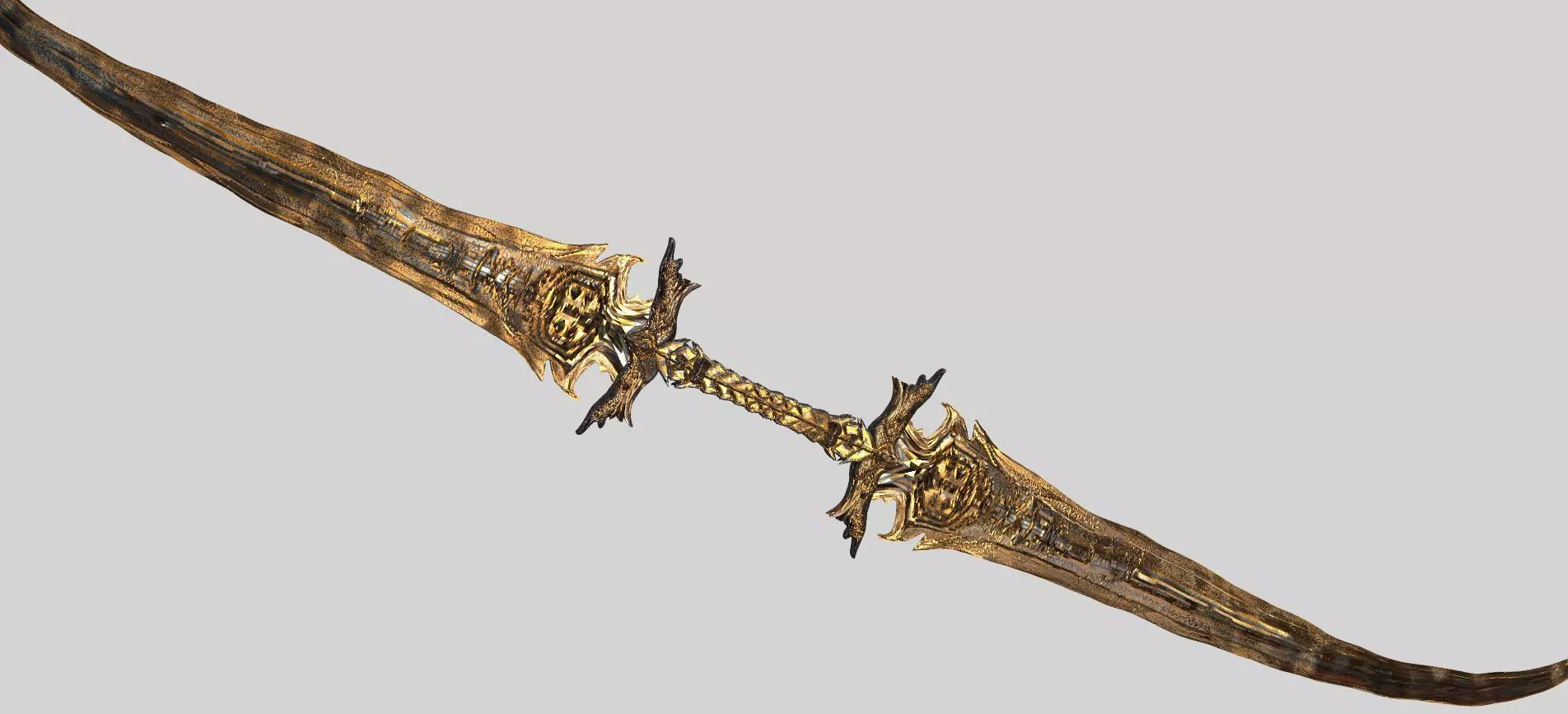 Sword Duel handed 3D model_0