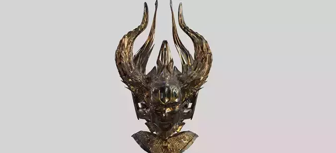 Angel Mask helmet 3D model