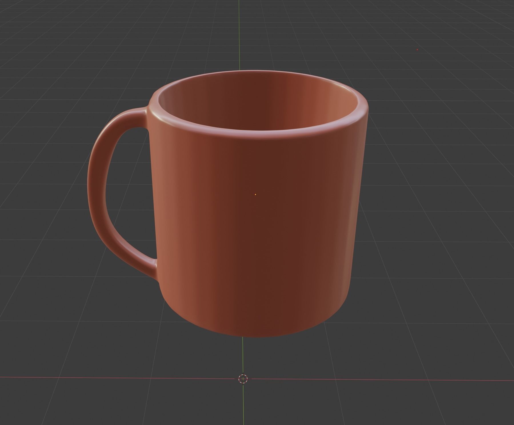 Simple Mug 3D model_1