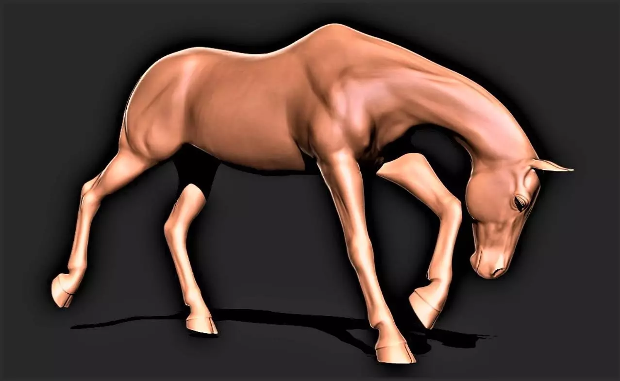 Horse 036 3D print model_0