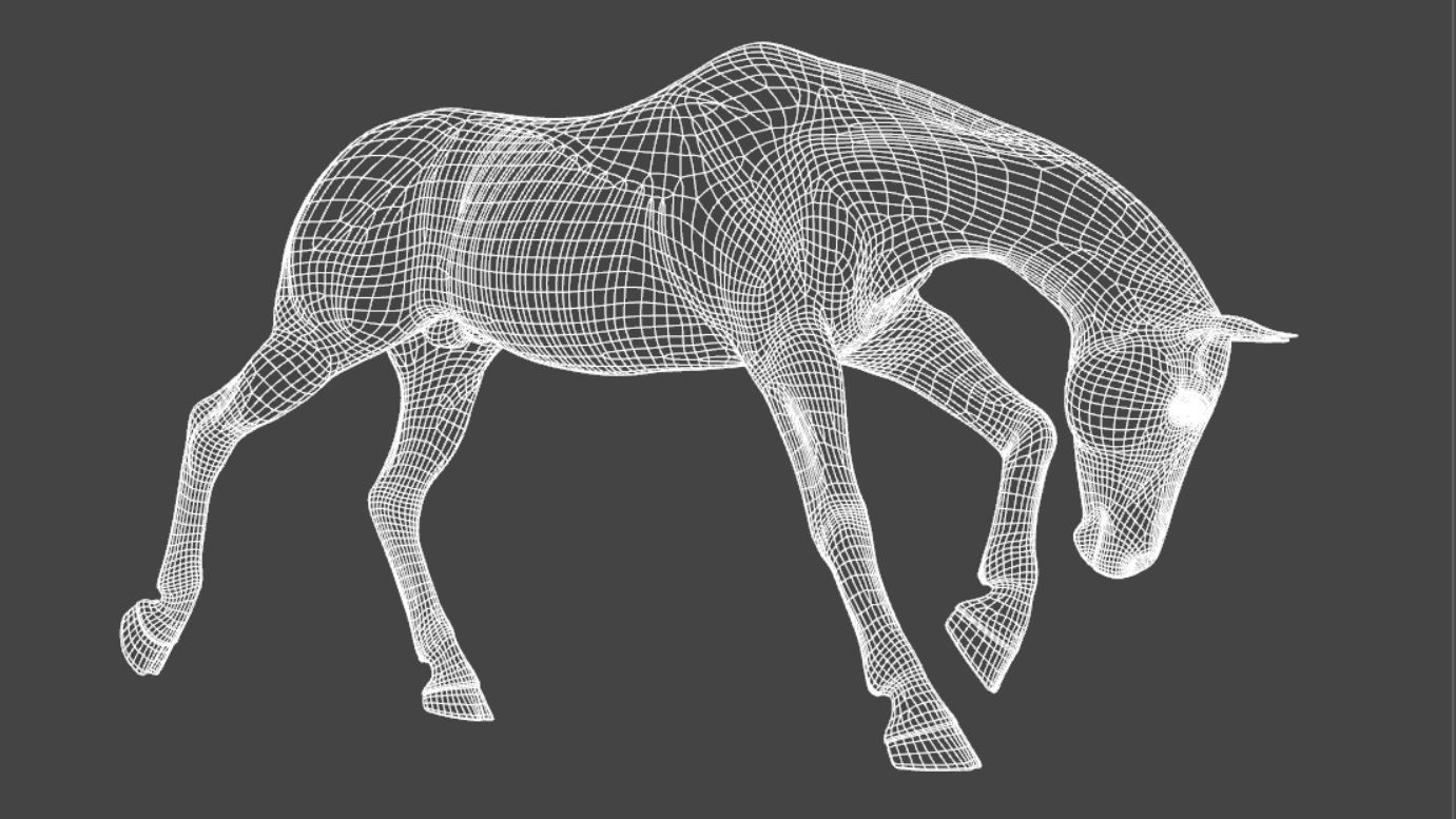 Horse 036 3D print model_11