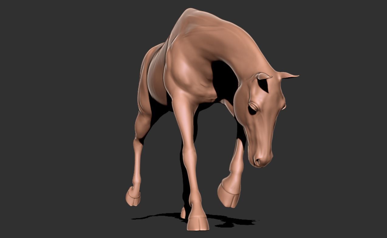 Horse 036 3D print model_2