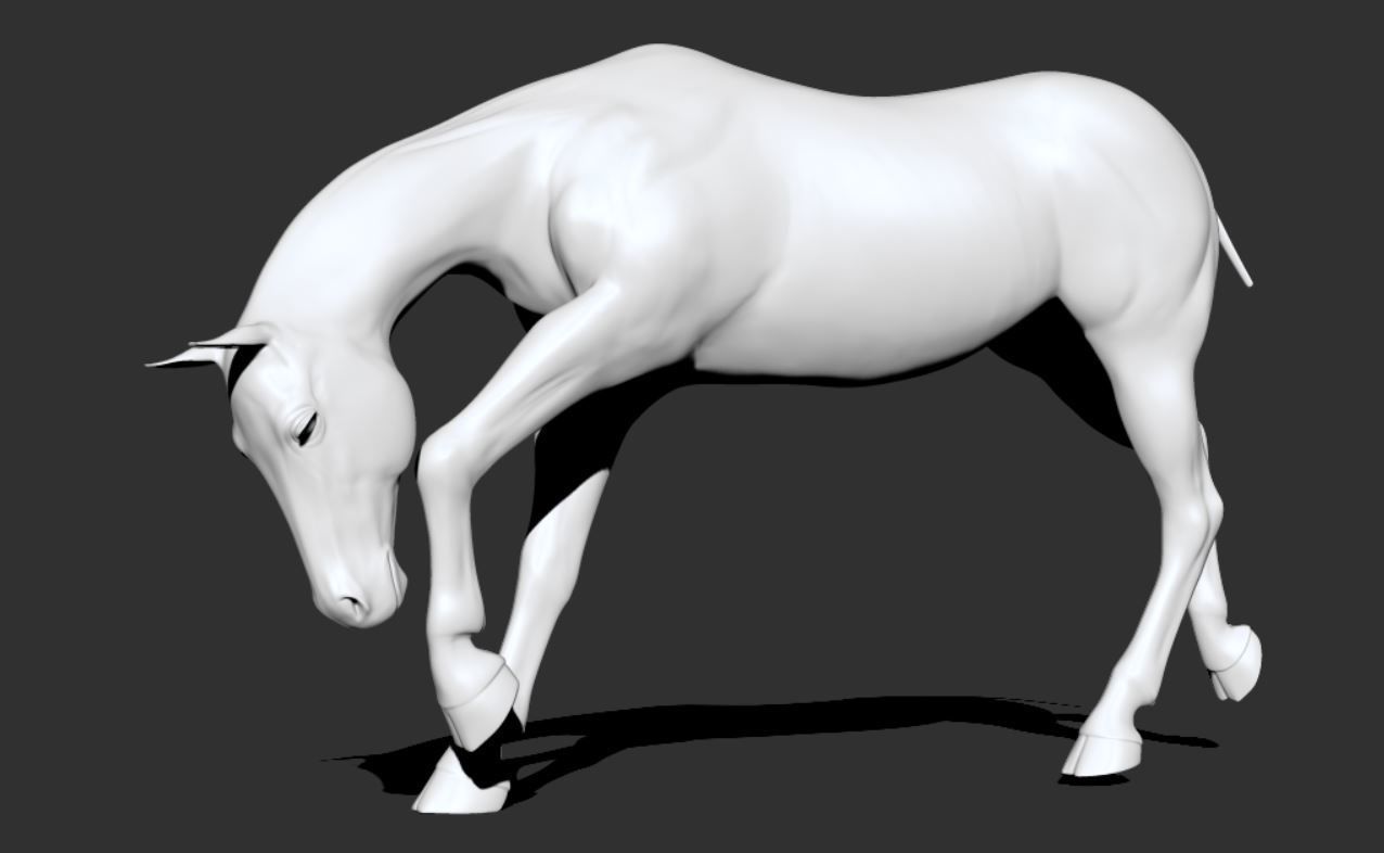 Horse 036 3D print model_7