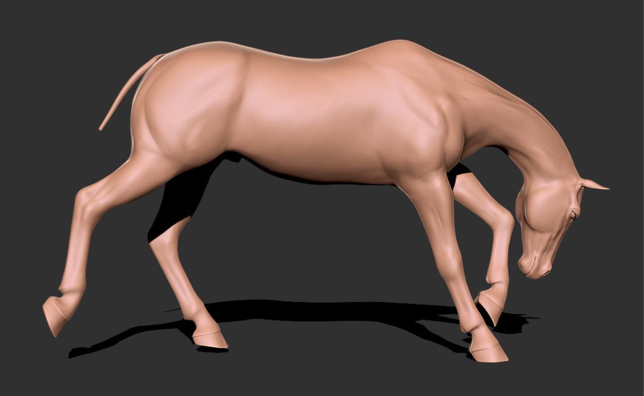 Horse 036 3D print model_1