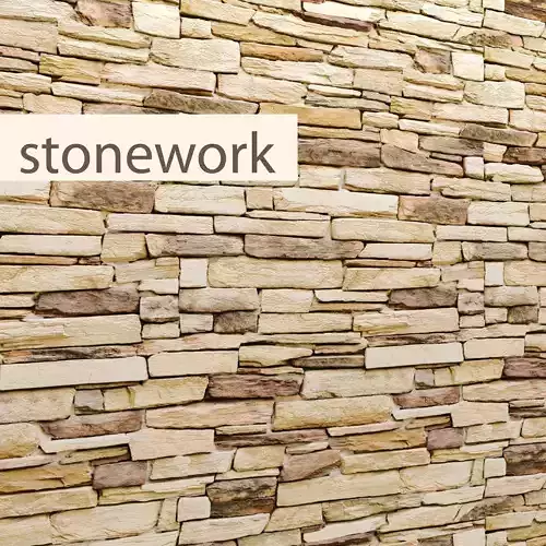 Stone slate 3D 31