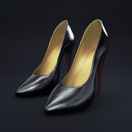 High Heels Low-poly 3D model