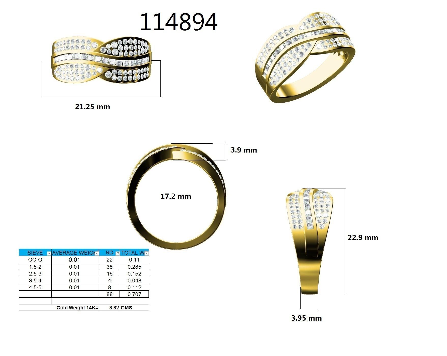 Ring - 114894 3D print model_12