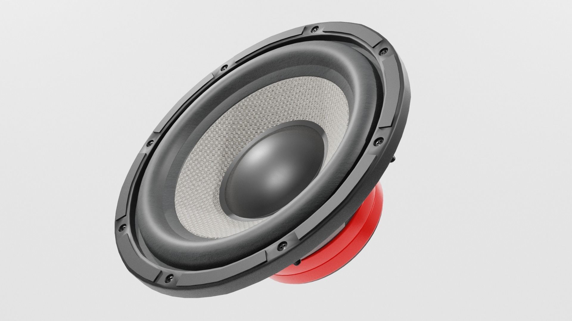 Speaker Woofer Focal Kit - Blender 3d 3D model_18