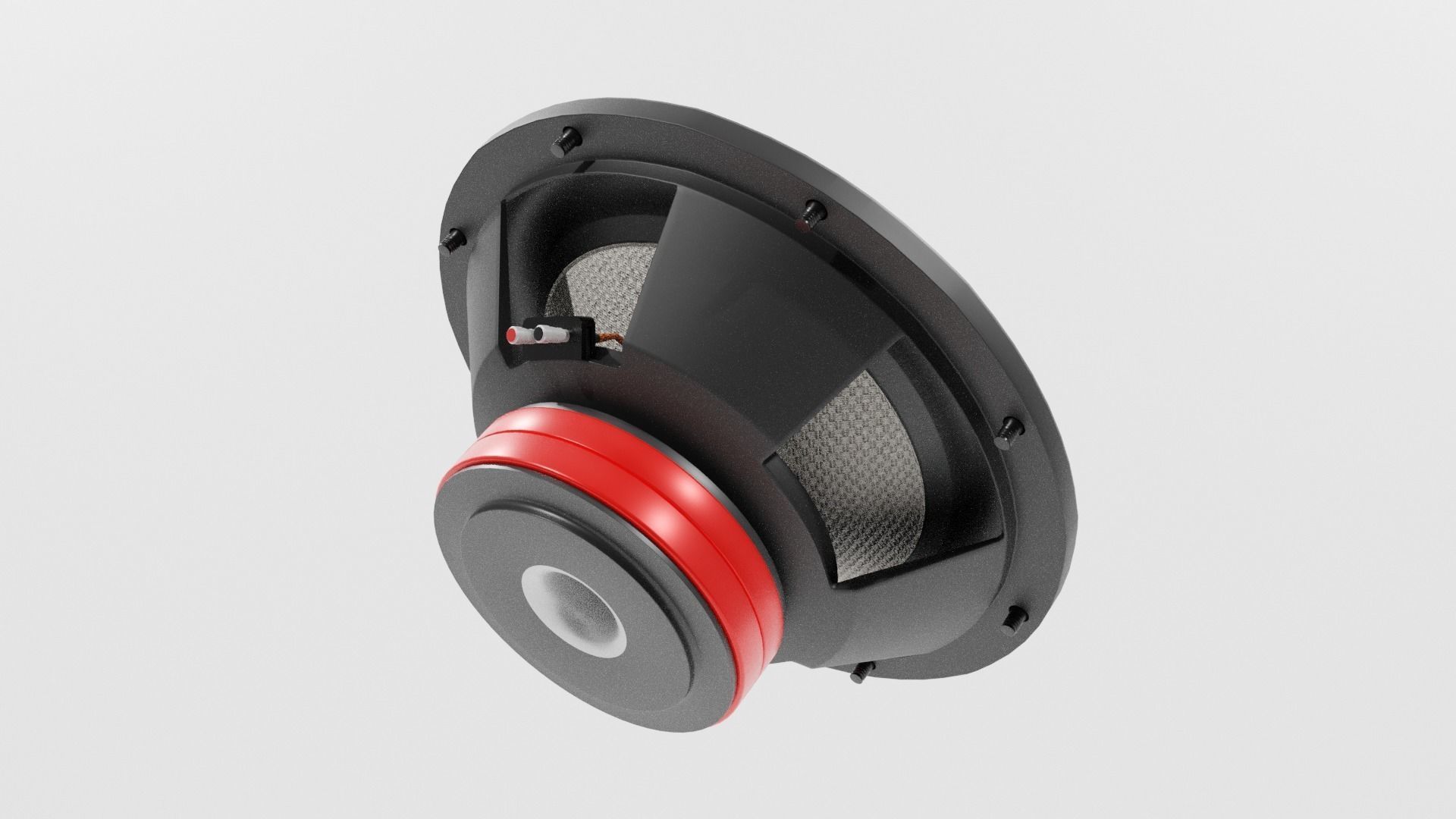 Speaker Woofer Focal Kit - Blender 3d 3D model_19