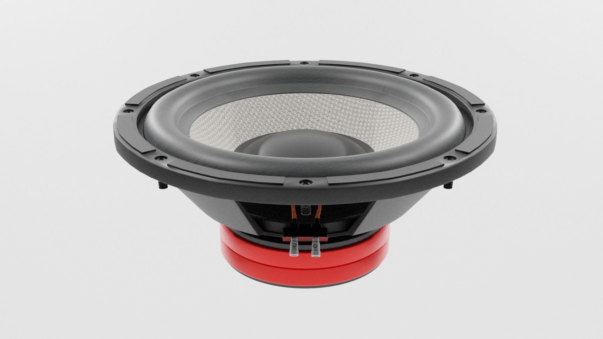 Speaker Woofer Focal Kit - Blender 3d 3D model_15