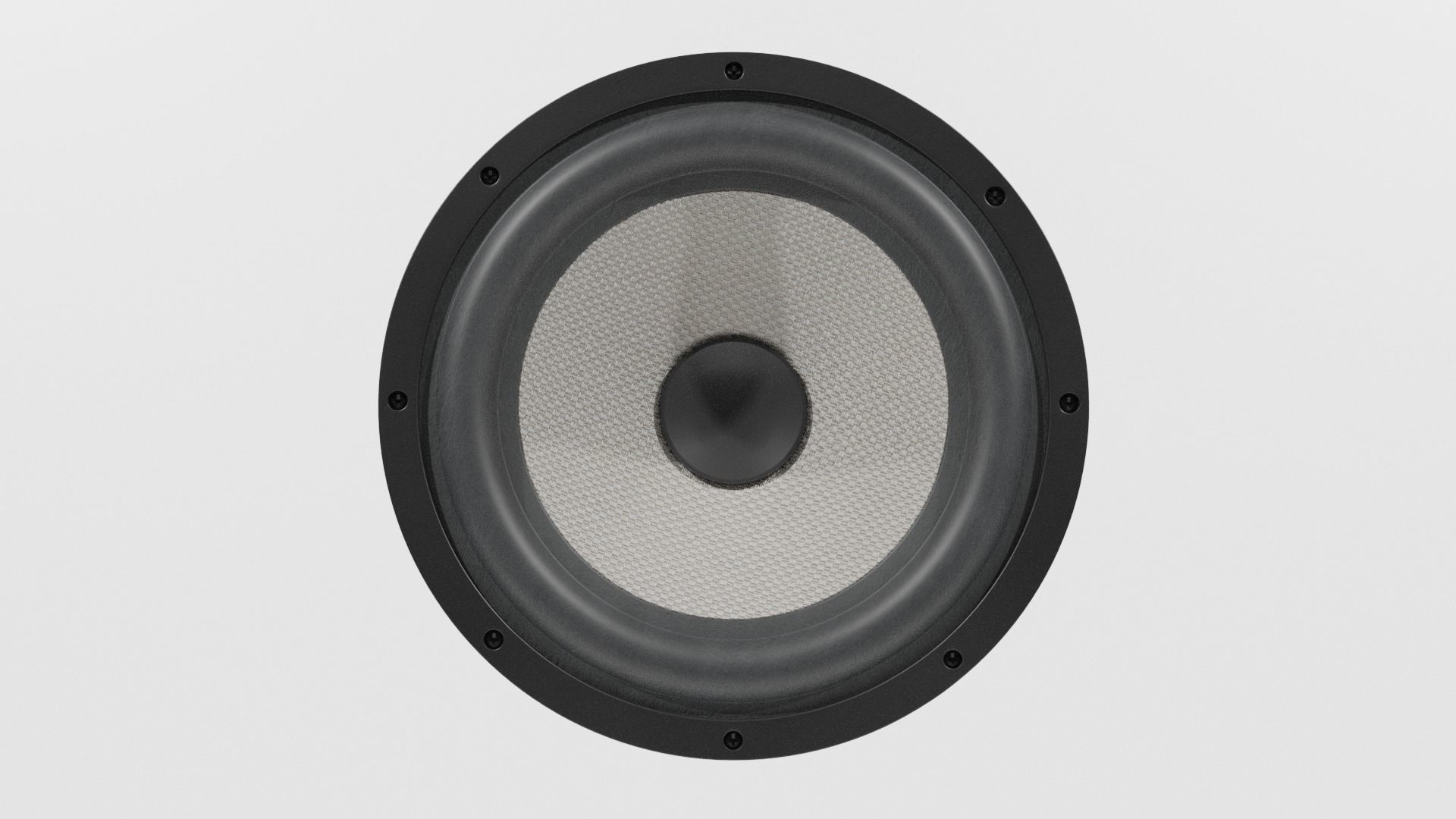 Speaker Woofer Focal Kit - Blender 3d 3D model_7