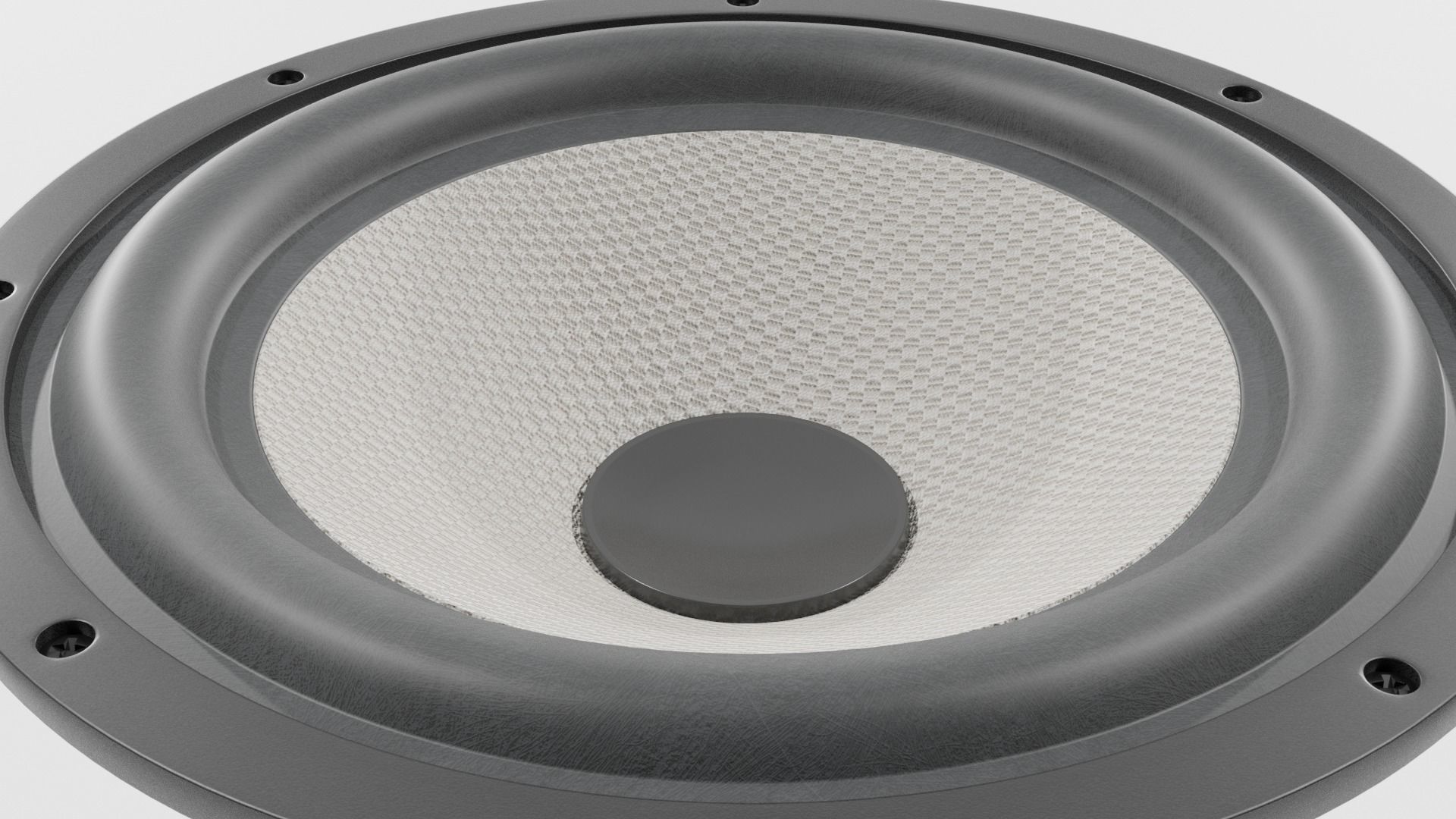 Speaker Woofer Focal Kit - Blender 3d 3D model_9