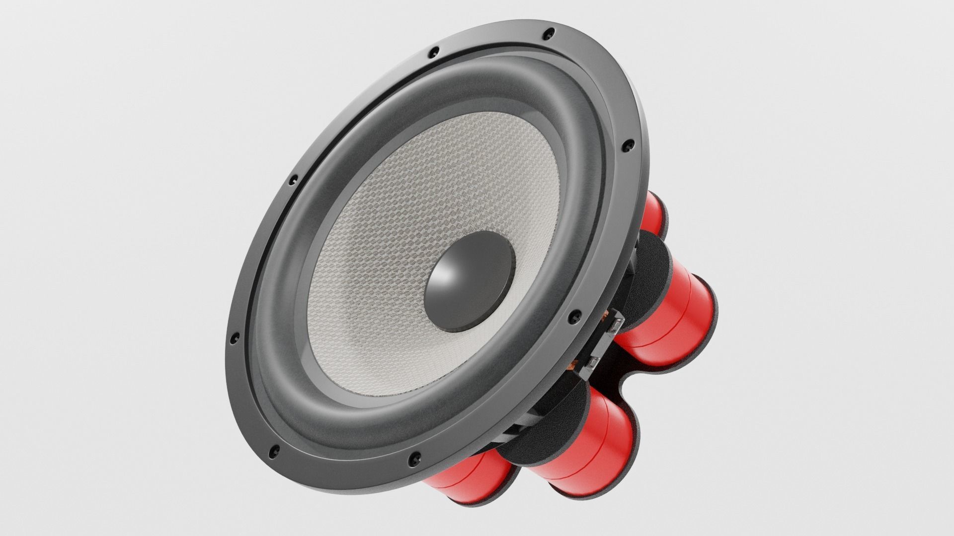 Speaker Woofer Focal Kit - Blender 3d 3D model_10