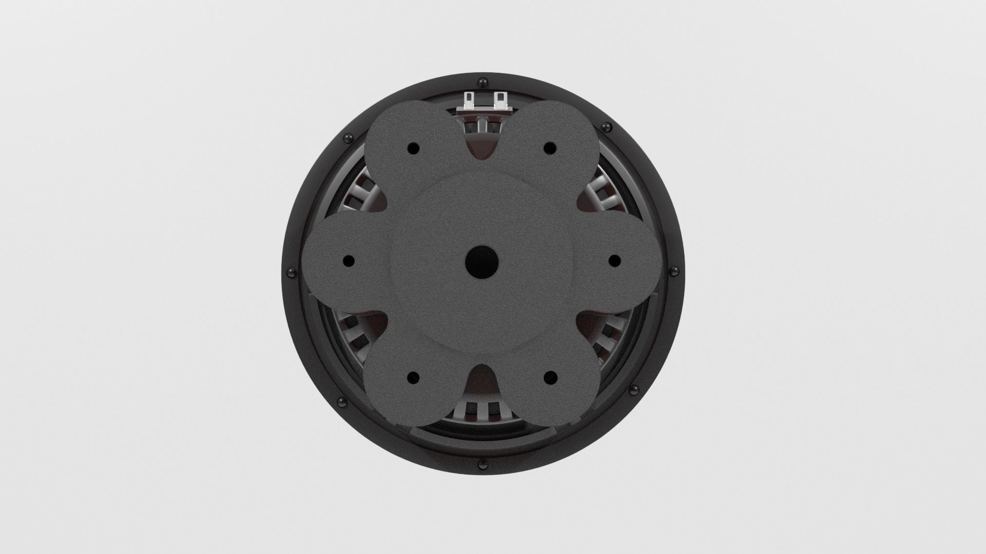 Speaker Woofer Focal Kit - Blender 3d 3D model_8