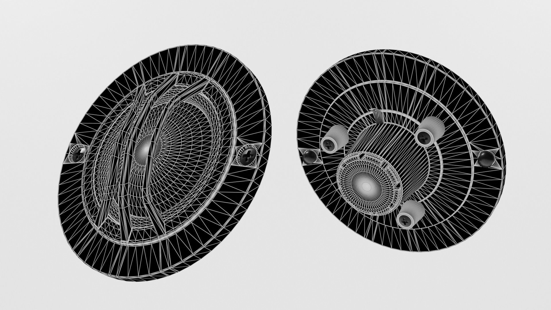 Speaker Woofer Focal Kit - Blender 3d 3D model_21