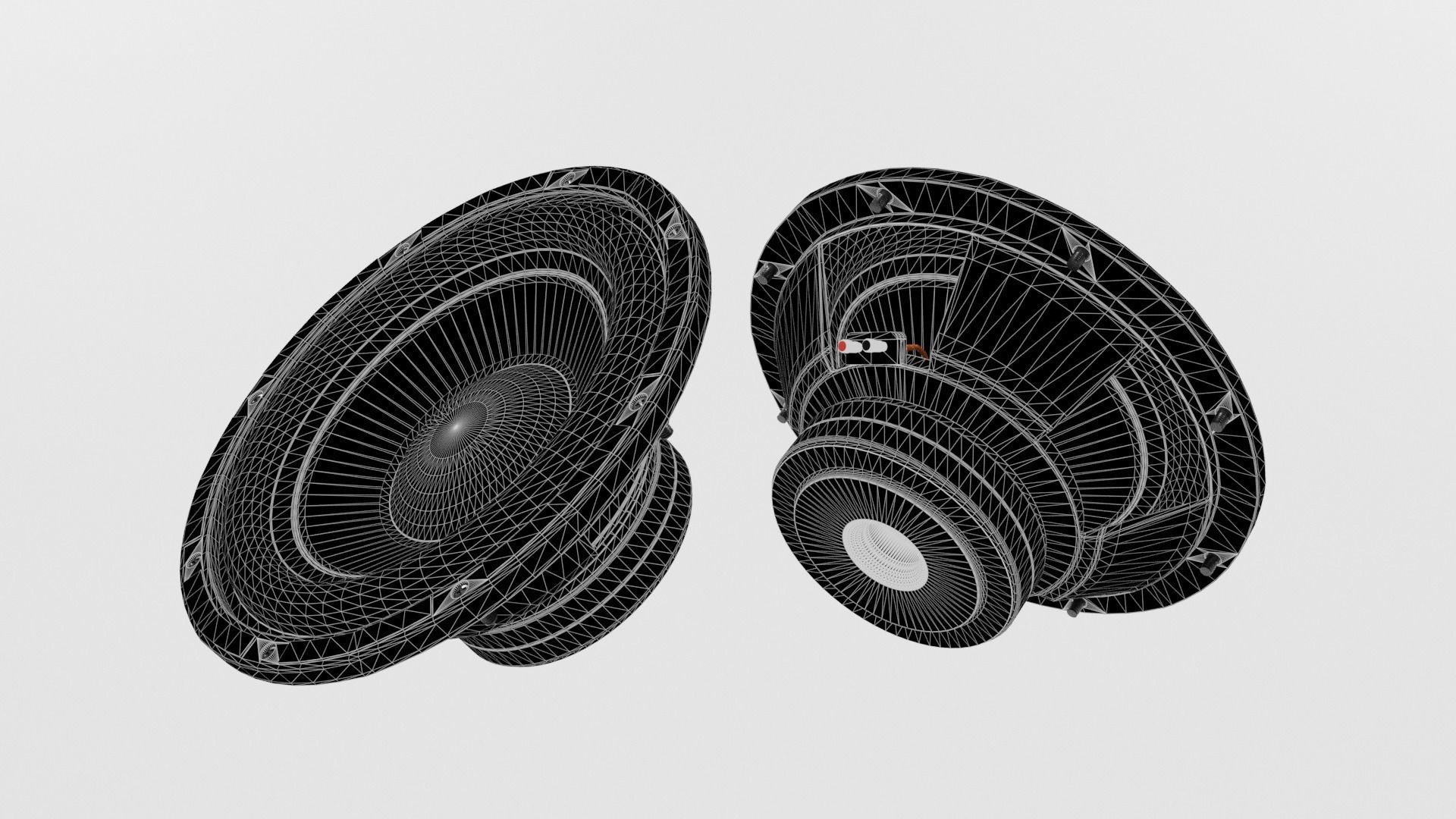 Speaker Woofer Focal Kit - Blender 3d 3D model_20