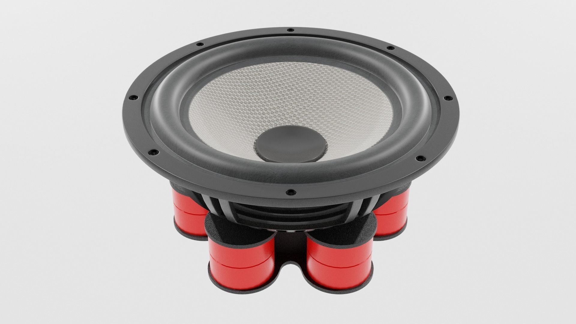 Speaker Woofer Focal Kit - Blender 3d 3D model_4