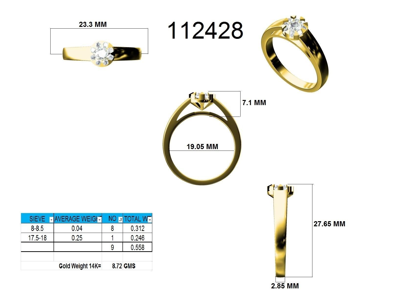 Ring - 112428 3D print model_12