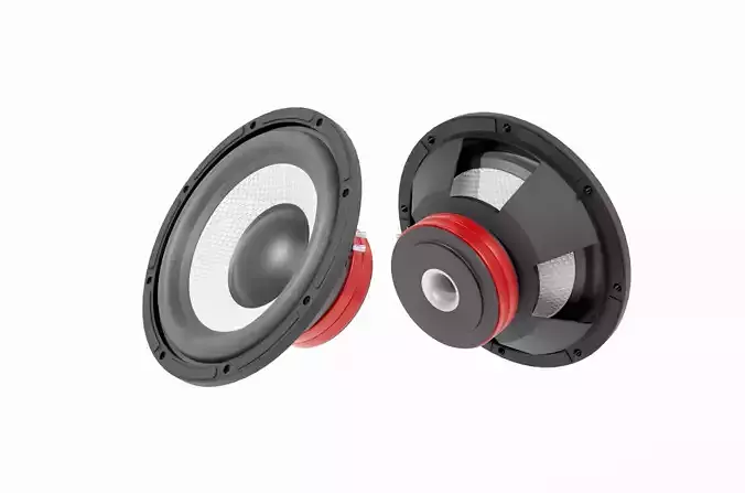 Speaker Woofer Focal 04 - Blender 3d 3D model
