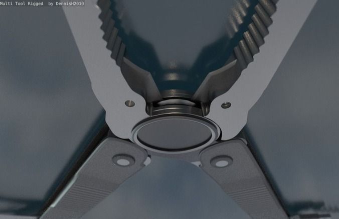 Universal Tool Low-poly 3D model_14