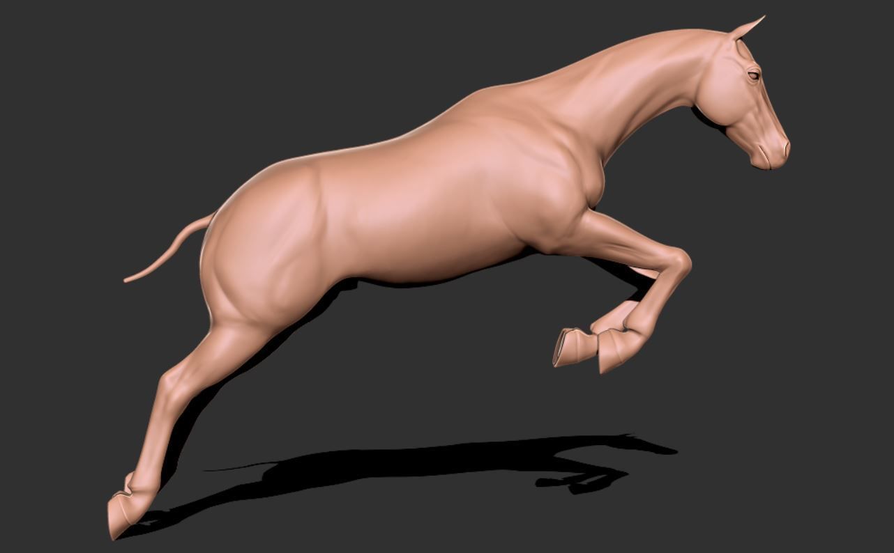 Horse 040 3D print model_2