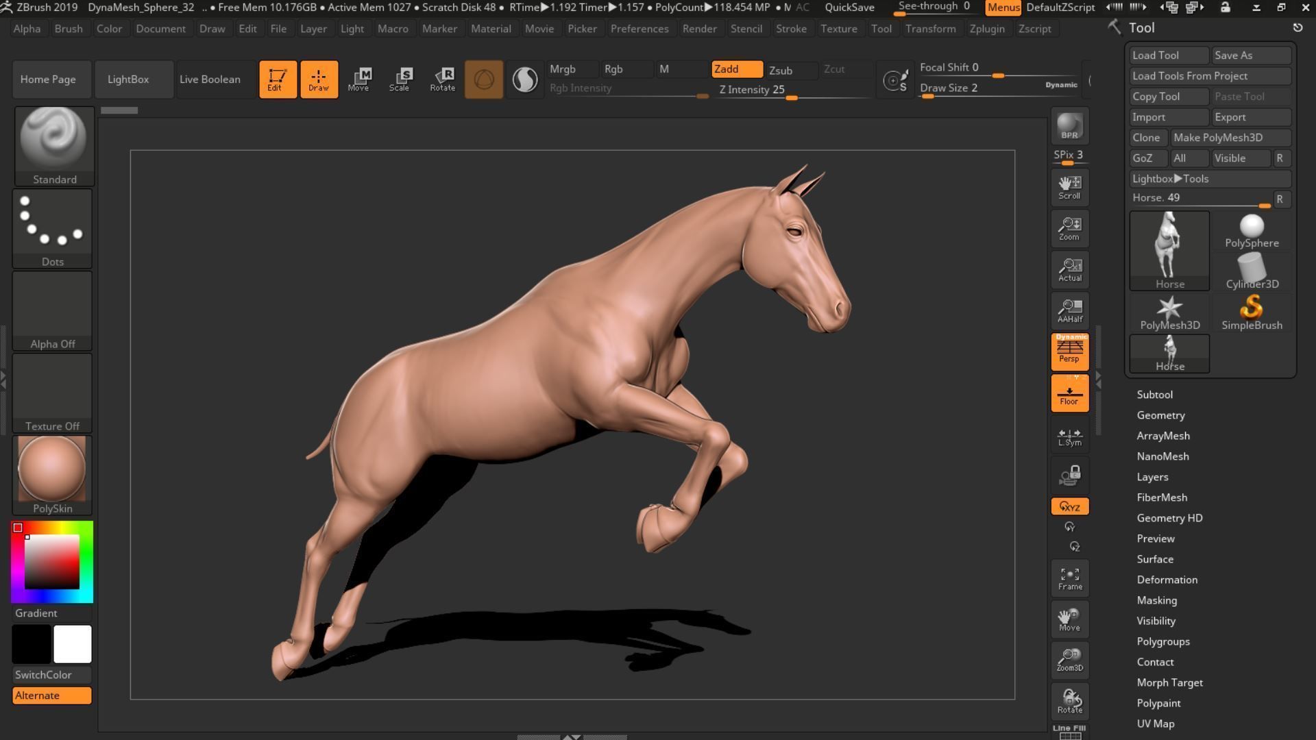 Horse 040 3D print model_14