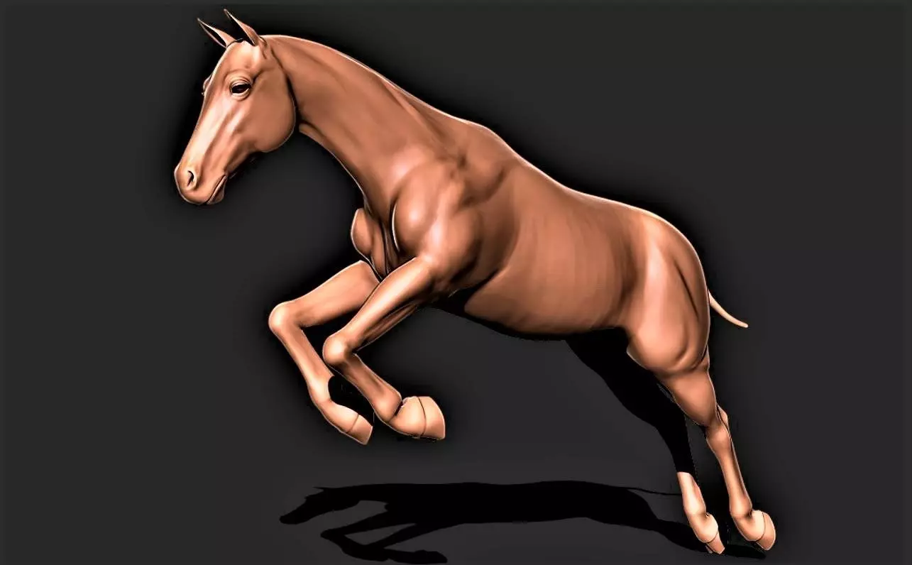 Horse 040 3D print model_0