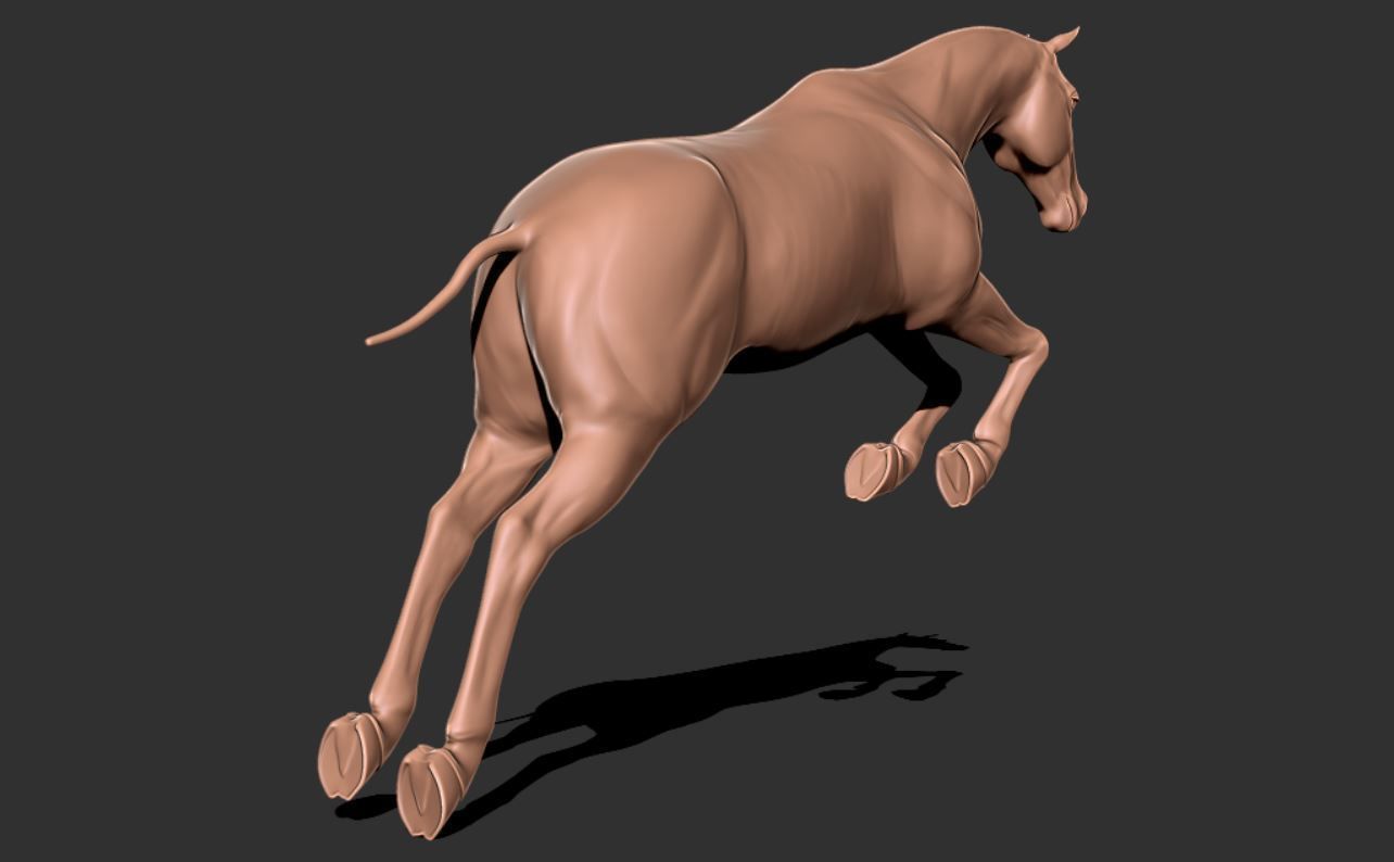 Horse 040 3D print model_3
