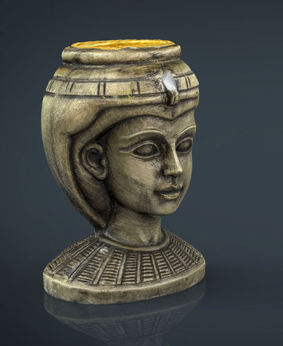 Egyptian Head Low-poly 3D model