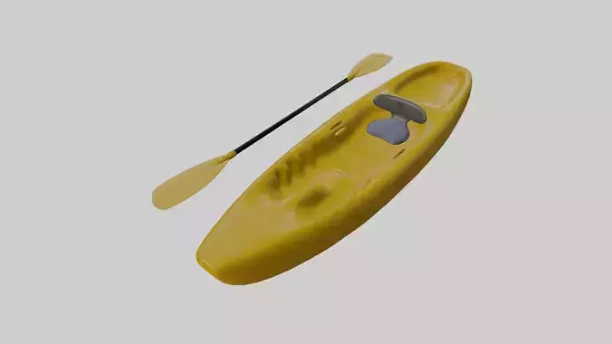 3D Sport Row Kayak with Paddle